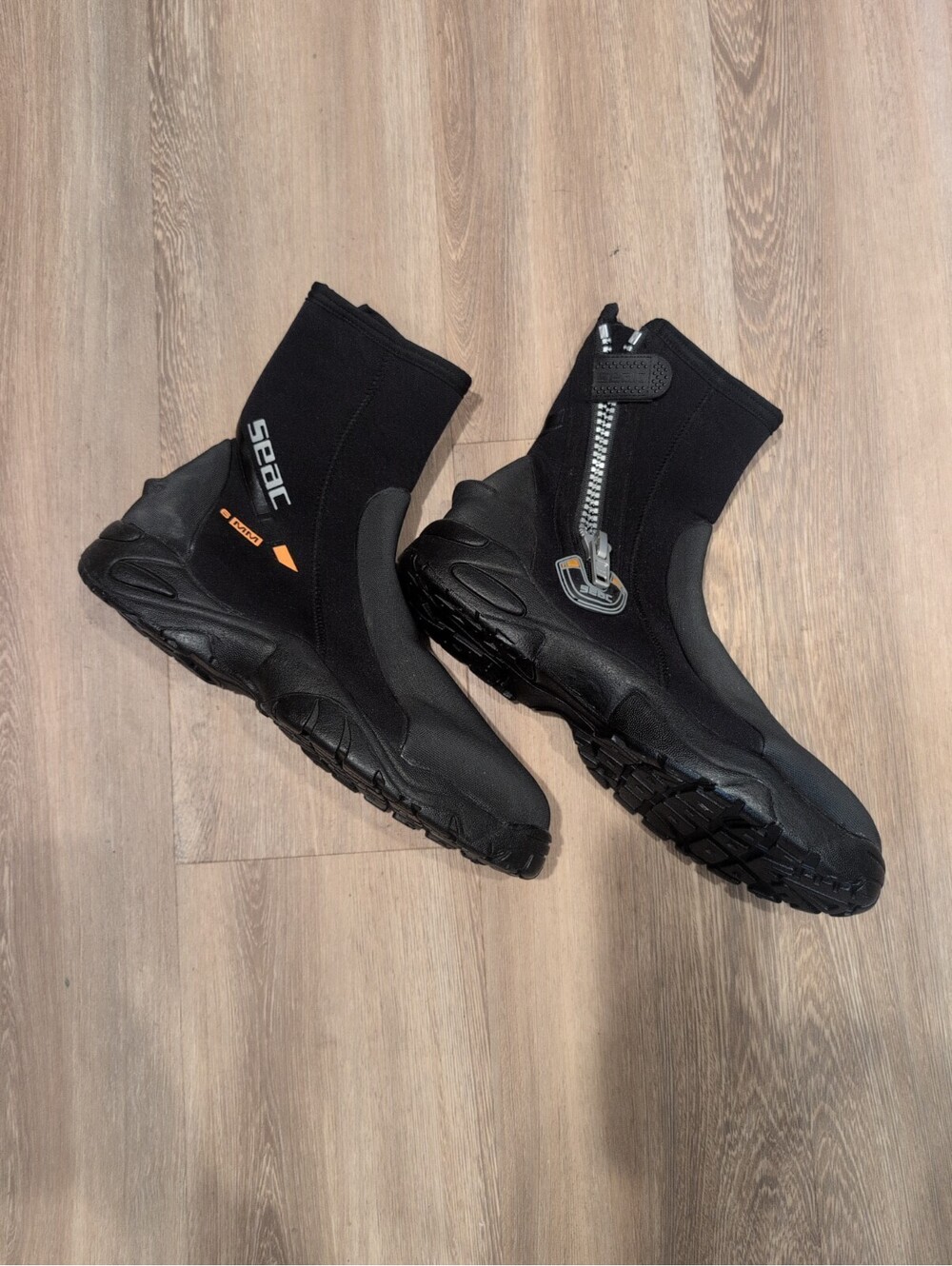 Seac Pro HD 6mm Neoprene Dive Boots Zip Cold Water Scuba Gear Non Slip Sole 4xl